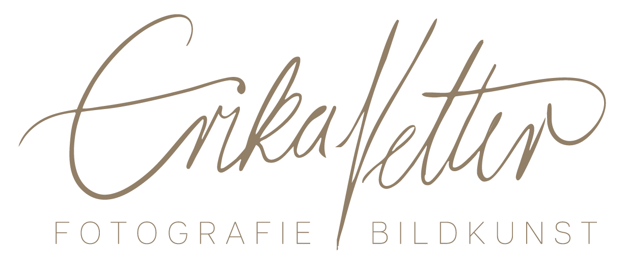 Logo Schrift Erika Vetter braun